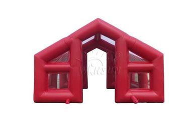 Porcellana Tenda gonfiabile di evento di colore rosso, tenda resistente di esplosione dell&#039;acqua grande fabbrica