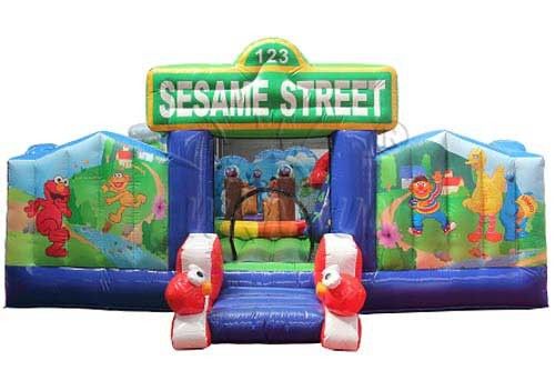 Camera gonfiabile di rimbalzo del Sesame Street, buttafuori gonfiabili commerciali fornitore