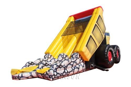 Forma pesante dell'autocarro con cassone ribaltabile degli scivoli gonfiabili dei bambini materiali del PVC con i corredi di riparazione fornitore