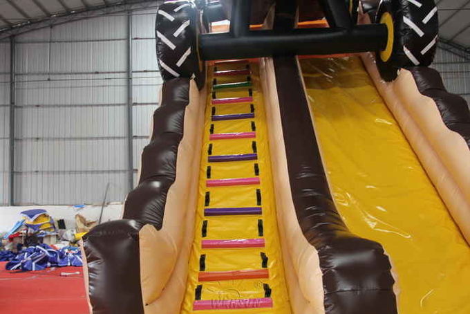 Materiale del PVC dello scivolo gonfiabile del camion di mostro grande fatto per i bambini/adulti