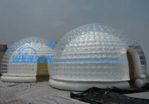 Bella chiara tenda gonfiabile della bolla, tenda della cupola di esplosione del diametro di 6m