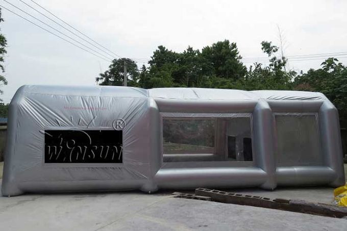 tenda gonfiabile di evento del PVC di 0.9mm, cabina di spruzzo gonfiabile su misura della pittura di dimensione