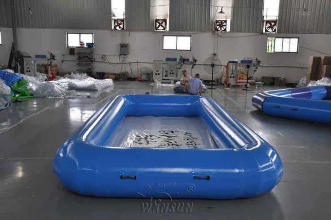 Grande piscina gonfiabile rettangolare, stagno gonfiabile ermetico del PVC di 0.9mm