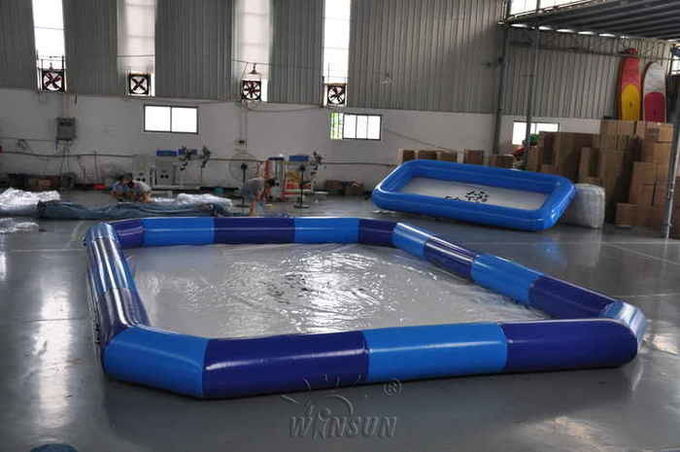 Grande piscina gonfiabile di colore blu/stagno ermetico per i bambini