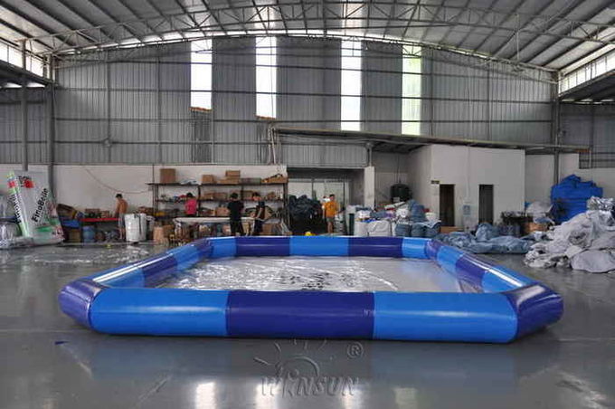 Grande piscina gonfiabile di colore blu/stagno ermetico per i bambini