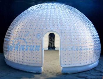 Porcellana Bella chiara tenda gonfiabile della bolla, tenda della cupola di esplosione del diametro di 6m fabbrica