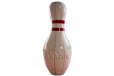 Porcellana Modello gonfiabile non tossico, tre perni di bowling di esplosione del PVC di strati fabbrica
